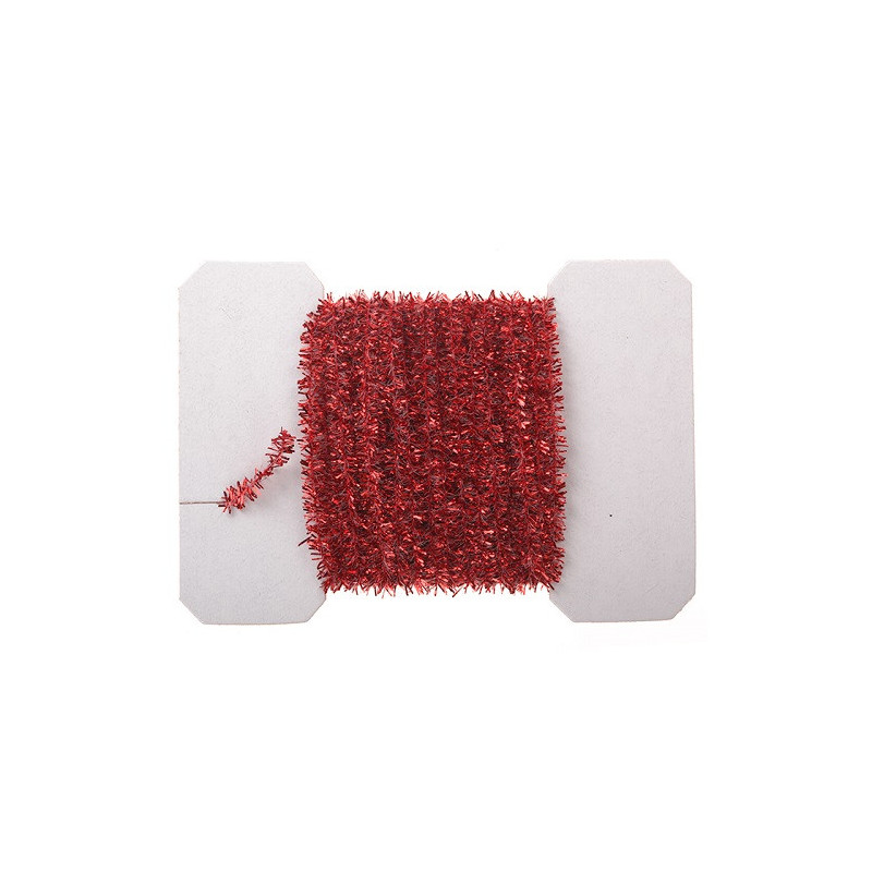 Tinsel Garland, Red