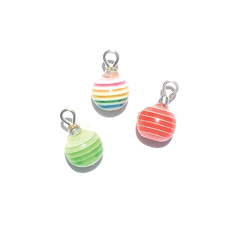 Striped Ornament, 3pc