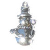 Round Snowman Ornament, 1pc