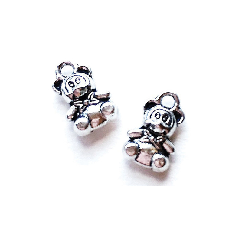 Bear Ornament, 2Pk