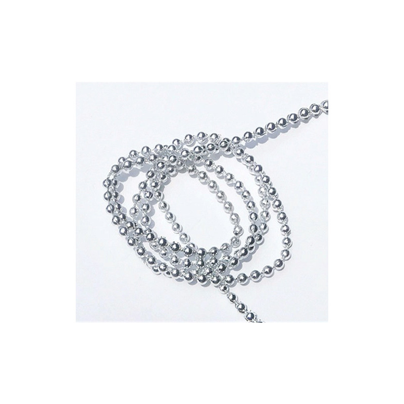 Silver Ball Garland, 1 yd