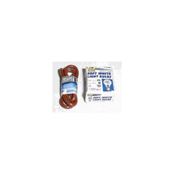 Light Bulb Package with White Extension Cord
