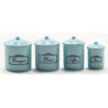 Canister Set, 4 Piece - Blue