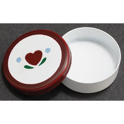 Round Tin, Heart Design