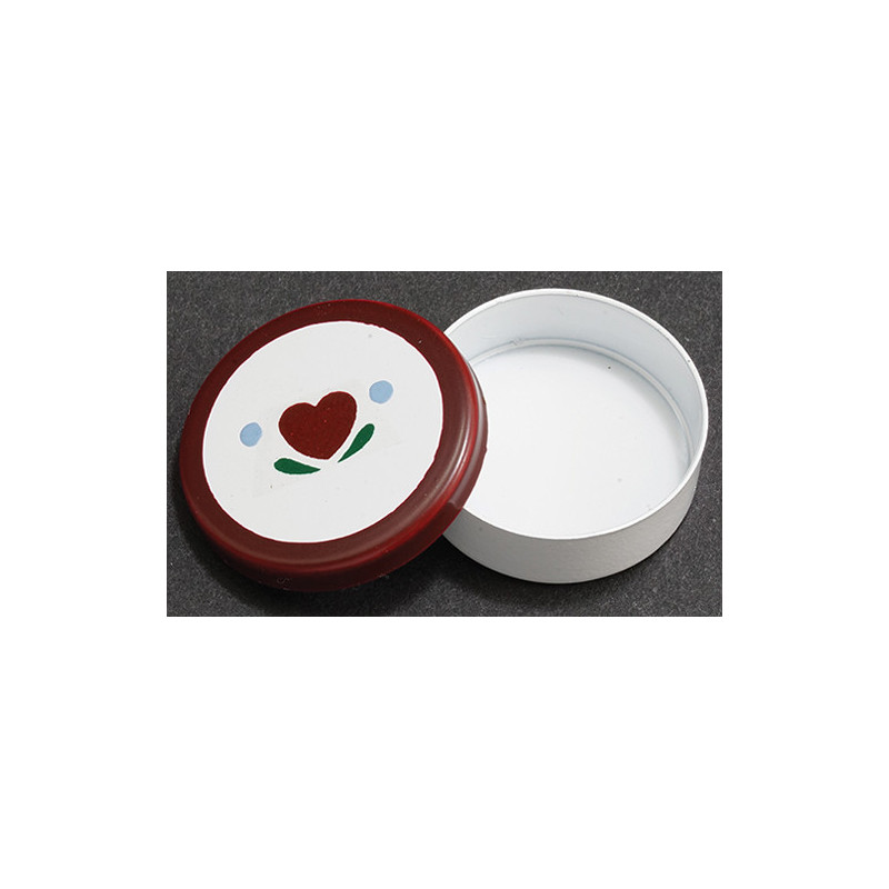Round Tin, Heart Design