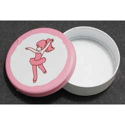 Round Tin, Ballerina Design