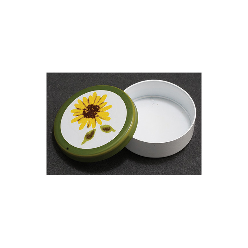 Round Tin, Sunflower Design