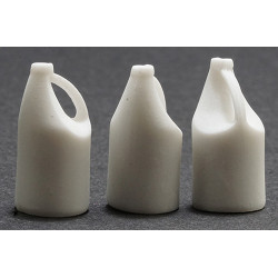 Set of 3  Unlabeled Bleach Bottles