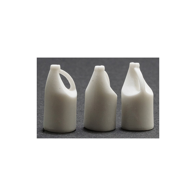Set of 3  Unlabeled Bleach Bottles