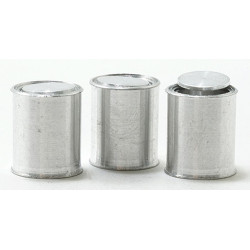 Unlabeled Paint Can and Lid, 3pc