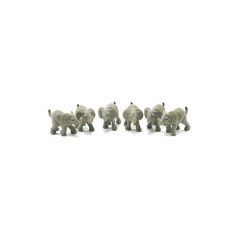 Elephant, 6pcs