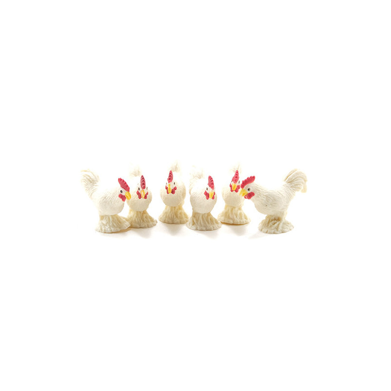 White Rooster, 6pc