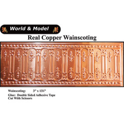 Copper Wainscoting