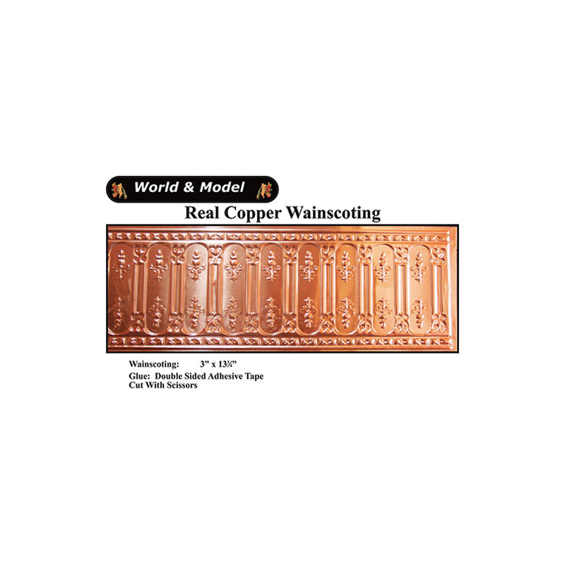 Copper Wainscoting
