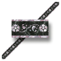 1/2in Faux Marble Border
