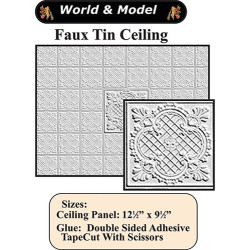 Faux Tin Ceiling Panel