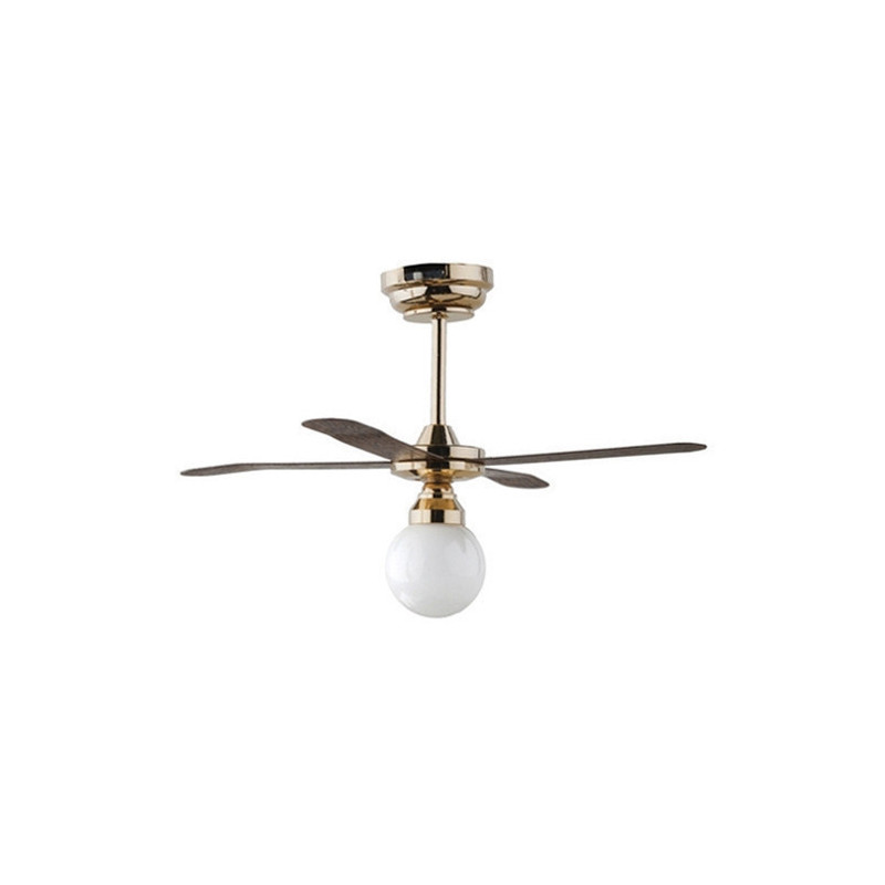 Led White Globe Ceiling Fan