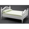 Double Bed  White    