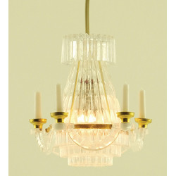 Hanging Crystalene Chandelier