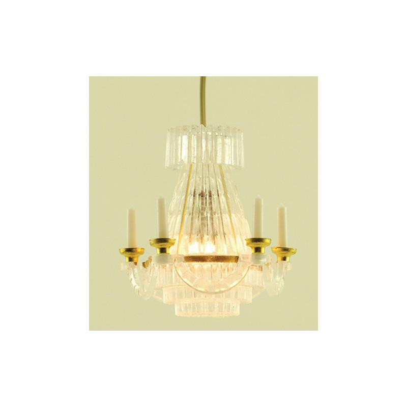 Hanging Crystalene Chandelier