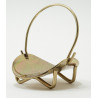 Log Holder without Logs  Brass    
