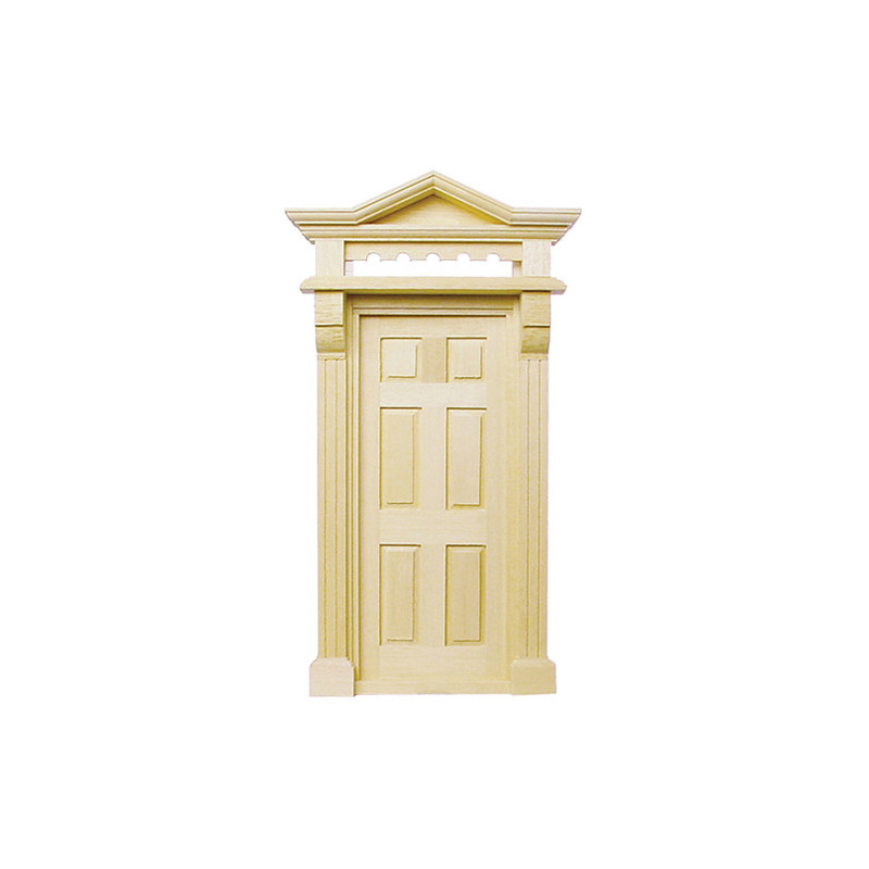 Victorian 6-Panel Door Hooded