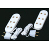 Triple Receptacle Ext Cords  2 Pk