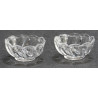 Candy Dishes  Clear  2 Pieces    