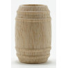 Unfinished Wooden Barrel