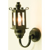 Black Coach Wall Lamp 12V
