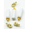 Yellow Baby Bottles and Pacifiers Set  6pc    