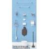 M-161 Bathroom Accessories Minikit    