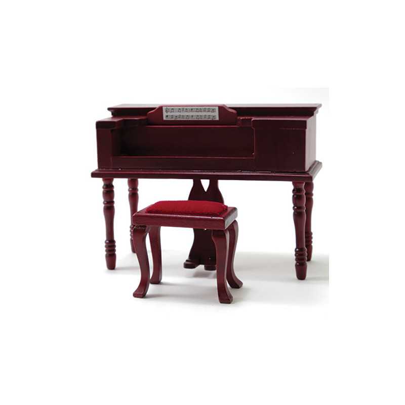 Spinet Piano  Mahogany