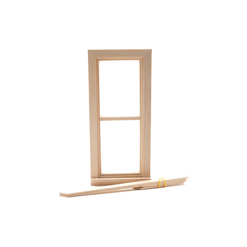 Narrow Nonworking Window with Trim