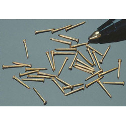 1/4 Brass Brads  Approx 100