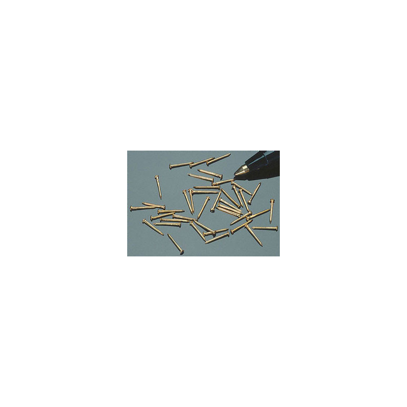 1/4 Brass Brads  Approx 100