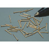 1/4 Brass Brads  Approx 100
