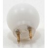 Round White 12V Pin-In Ceiling Globe