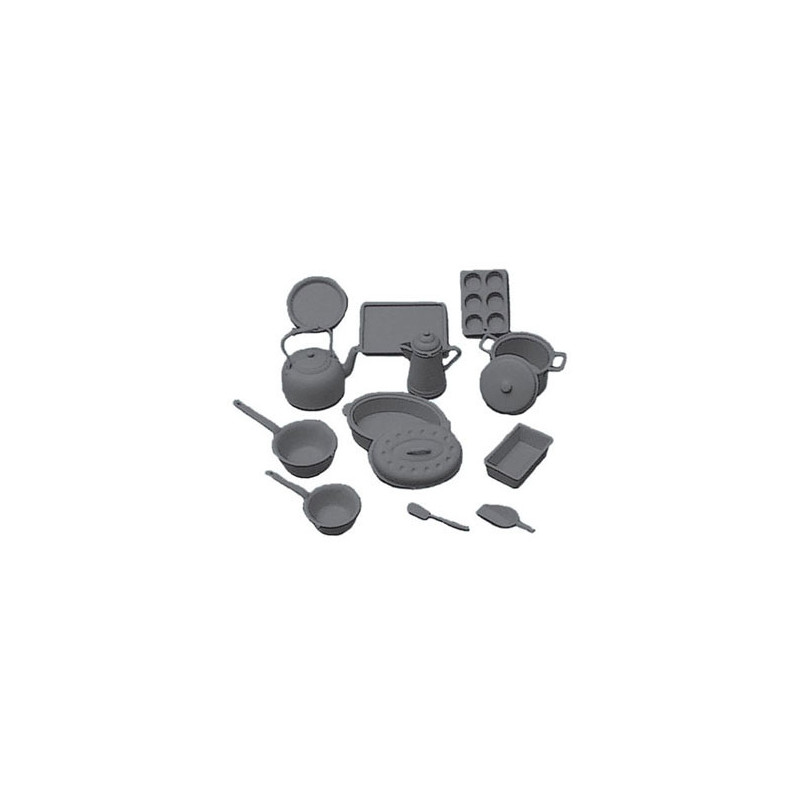 Cookware Kit  Black  14 Piece