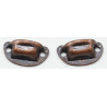 Victorian Drawer Pulls  Oil Rubbed Bronze  4 Pk