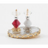   Small Perfume Tray With 2 Bottles