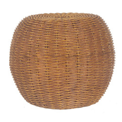 Resin Wicker Ottoman