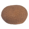 Resin Braided Wicker Ottoman