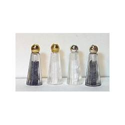 Salt   Pepper Shakers-Gold Top