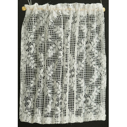 Flowered Lace Sheer Curtain