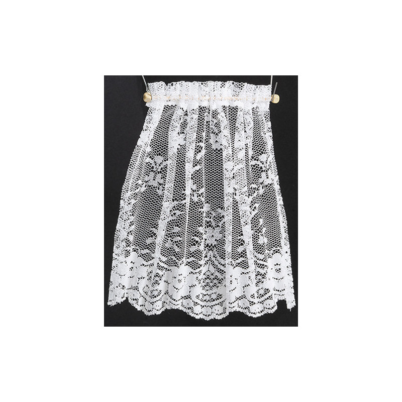 White Lace Panel Curtain
