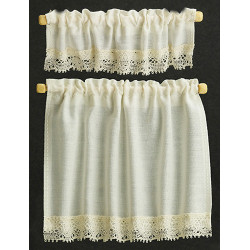 Miniature Cottage Curtains