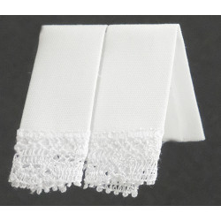 KITCHEN DISH TOWELS: WHITE