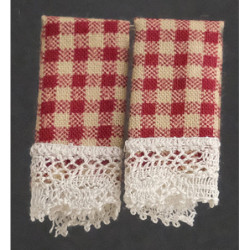 DISH TOWELS: COUNTRY RED (2)