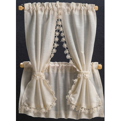 Ecru Cabin Curtains
